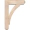 Ekena Millwork Thorton Craftsman Smooth Bracket w/ Offset Brace, Douglas Fir, 5 1/2"W x 18"D x 26"H BKT0604X18X26THR04SDF - alternate 4